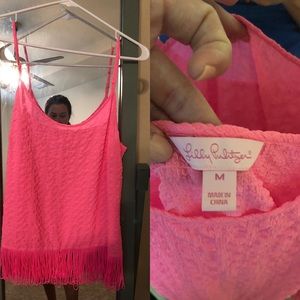 Lilly Pulitzer Nadeen Sleeveless Shell Tank Top